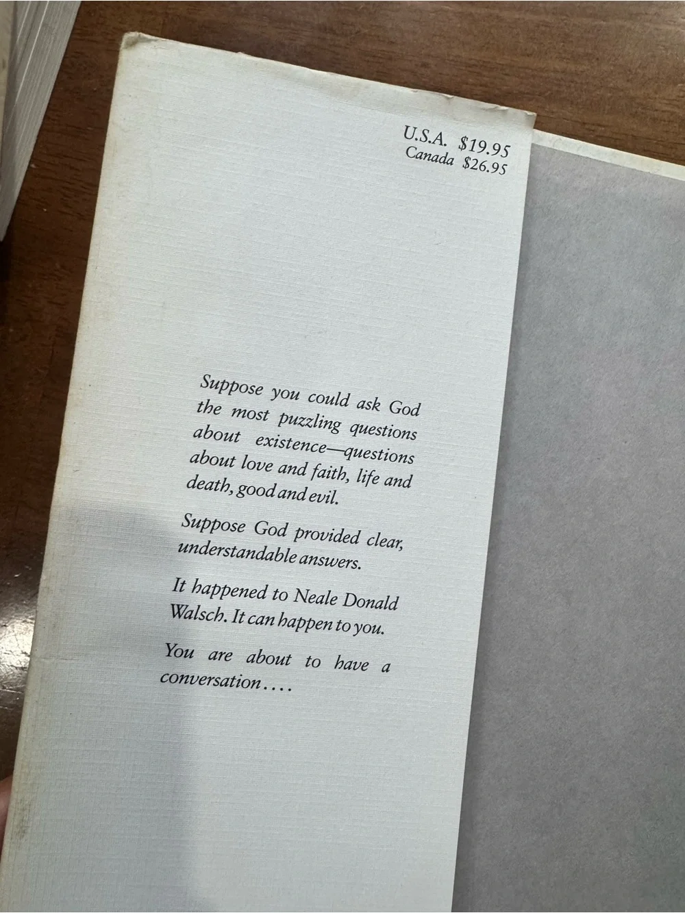 Conversations with God Book 1 Hardback by Neale Donald Walsch